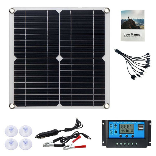 300W Solar Panel Kit 12V Battery Charger 40A Controller Caravan RV Boat Camping