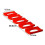 Fridge Bottle Storage Mat for Organization. (Red, 2-Pack) 3
