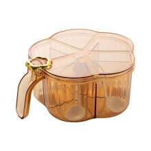 Boîte de rangement pour épices, boîte de rangement transparente portable et étanche avec couvercle, récipient de rangement