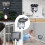 External power outlet, electrical, waterproof, wall socket with double switch, IP66 protection class 4