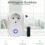 Smart Plug - 2-Pack - Compatible with Google Home/Alexa - Remote Control - White 2