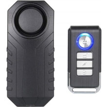 Fietsalarm, draadloos antidiefstalalarm voor fietsen, motoren, auto's, voertuigen, deuren en ramen, 113 dB superluid en
