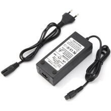Akkuladegerät-Adapter – 42 V, 2 A – EU-Stecker – Schwarz