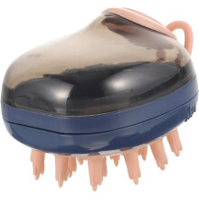 Brosse de nettoyage - TRAHOO - Éponge en silicone - Apaisante - Pour petits chiens - Toilettage facile