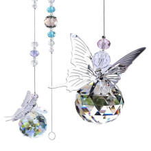 Attrape-soleil - OKUMGGYJ - Boule de cristal - Blanche - 23 cm - Décoration extérieure