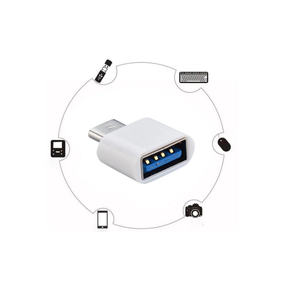 Usb Type C Male To Usb 3.0 Female Otg Adapter For Phone, Compact Data Transfer Converter 7676609259656