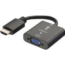 HDMI to VGA Converter Adapter, Compact Video Signal Converter for Monitor, Projector, Laptop and PC