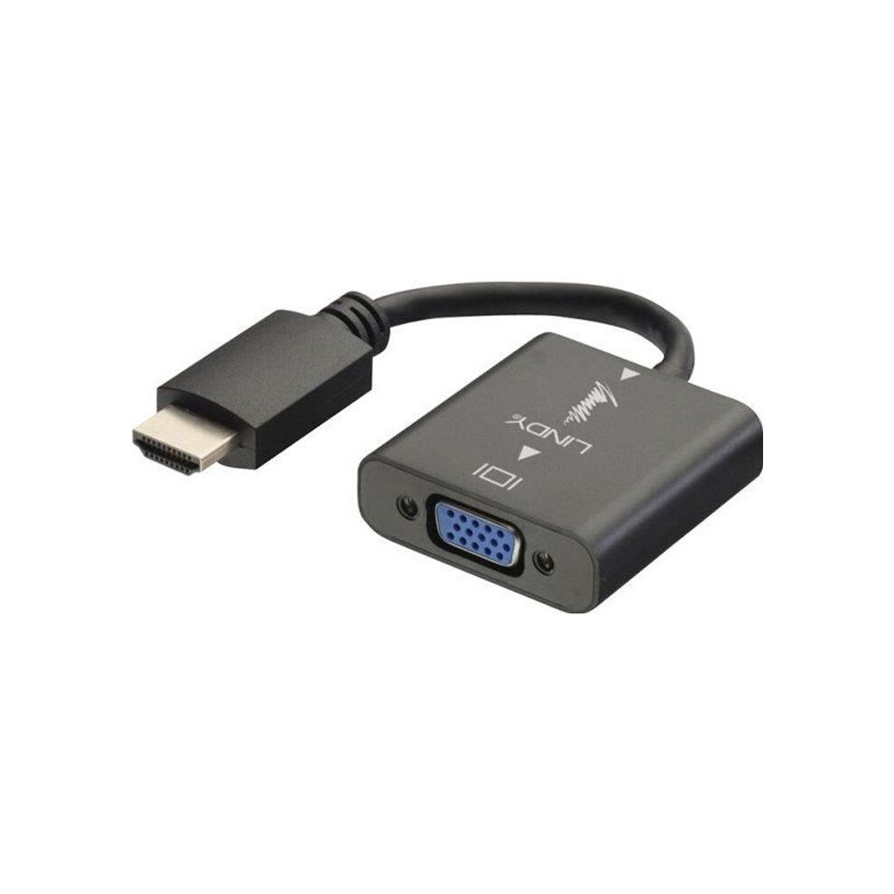 Hdmi To Vga Converter Adapter, Compact Video Signal Converter For Monitor, Projector, Laptop And Pc 341193340659