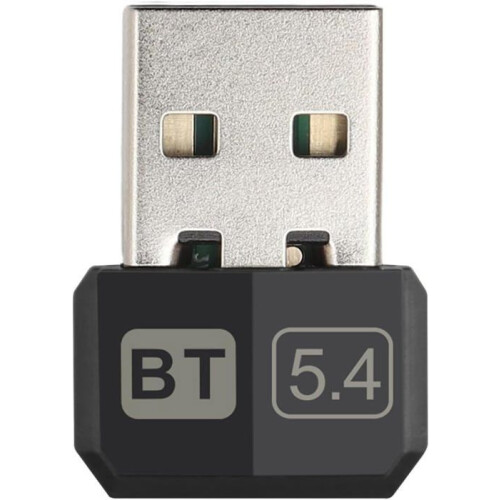 Bluetooth 5.4 USB Adapter for PC, Wireless Dongle for Desktop and Laptop, Stable Audio and Data Connection