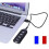 USB 2.0 Hub 4 Ports Plug and Play High Speed Compatible with Windows Mac and Linux Compact Design 1