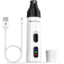 Lime à ongles électrique pour chiens et chats, silencieuse et sans fil, avec lumière LED