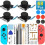 3D Analog Joystick Repair Kit with 68 Tools and Replacement Joystick for Switch Controllers 1