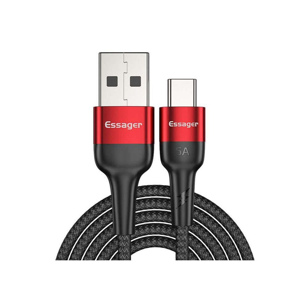 5A Fast Charging Usb Type C Cable 2M For Ps5 Controller, Xbox Series X S, Galaxy S21 S20 Fe S10, Huawei Compatible, Dura 8023556362134