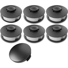 6 bobines de rechange pour coupe-bordures électriques compatibles avec Gardenline GLR 450 451 452 453 454 455 456 457 458 459 4