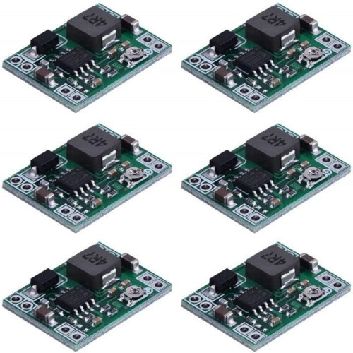 6 Pack MP1584EN Adjustable DC-DC Step Down Converter Module 4.5V-28V to 0.8V-20V Power Supply Voltage Regulator