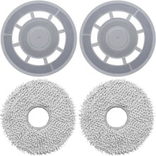 Mop Pads with Holder Replacement Accessories for Robot Vacuum Cleaner, Spare Cleaning Cloths