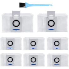 8 Pack Vacuum Cleaner Dust Bags Replacement Accessories for Compatible Robot Vacuums, Dust Collection Bags