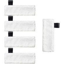 Set of 5 Microfiber Cloths for Steam Cleaners, Replacement Mop Pads for SC2 SC3 SC4 SC5, Washable Cleaning Cloths