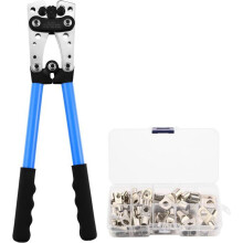 Kit d'outils de sertissage avec 60 cosses, AWG 10-0, 6/10/16/25/35/50 mm², pour électriciens à domicile