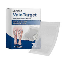 4Pcs/Box Vein Care Microneedle Patches for Legs – Targeted Relief Patches