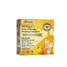 Moisturizing Bee Venom & Turmeric Foot Pads for Skin Elasticity & Fat Metabolism Boost