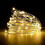 Battery Powered LED String Lights Set of 4, 5M 50 Warm White LEDs on Silver Wire 1