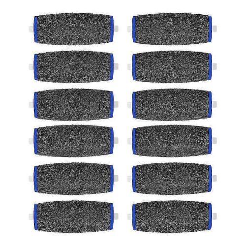 12 Pack Extra Coarse Pedi Roller Refills, Replacement Heads Compatible with Pedi Refi QAQ