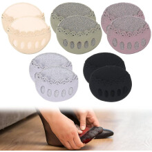 5 Pairs Honeycomb Forefoot Cushions – Soft Anti-Sweat Ball Pads