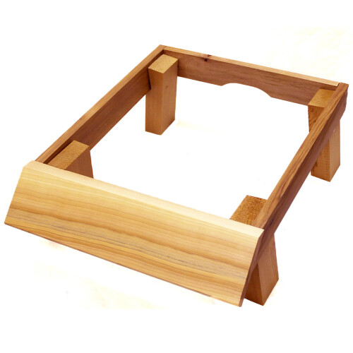 Langstroth Cedar Beehive Stand 4 Leg Alighting Board
