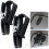 Sonnenbrillenetui mit Kartenclip, 2er-Pack, schwarz 3