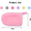 Gants de douche en microfibre - Taille 9 x 13 cm - 6 couleurs 4