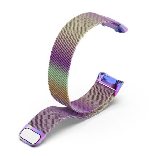 Λουράκι Smart Watch Milanese από ανοξείδωτο ατσάλι για Fitbit Charge 5 - Πολύχρωμο 1