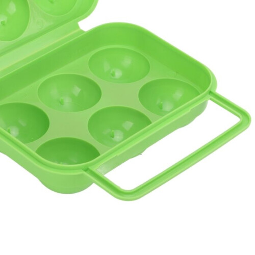Portable ABS egg box with 6 compartments for outdoor and indoor egg storage 2
