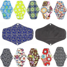 5-pack återanvändbara bambubindor, tvättbara och andningsbara