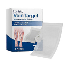 4Pcs/Box Leg Vein Care Microneedle Patches for Targeted Relief