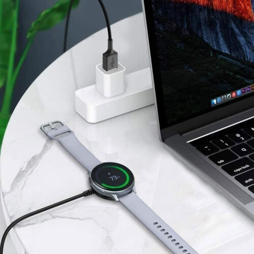 Ασύρματος φορτιστής για Galaxy Watch 5 και 5 Pro - AVIZAR - Τύπος USB - Μαύρο 2