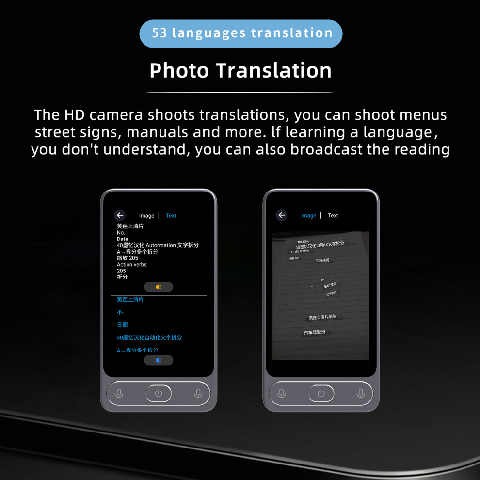 TR10 Voice & Photo Translator 142 Langs