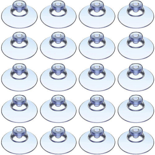 20 Plastic Sucker Pads 20mm Suction Cups, No Hooks