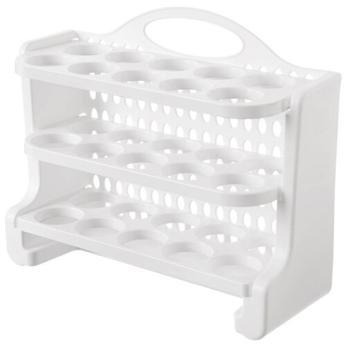 VILDE Egg Box 30 eggs - 3 levels - made of durable plastic - practical and reusable. 2
