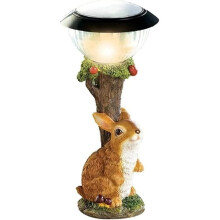 Klimmend tuinbeeld met zonneverlichting, hars dierensculptuur voor buitendecoratie met ledverlichting voor [1300]