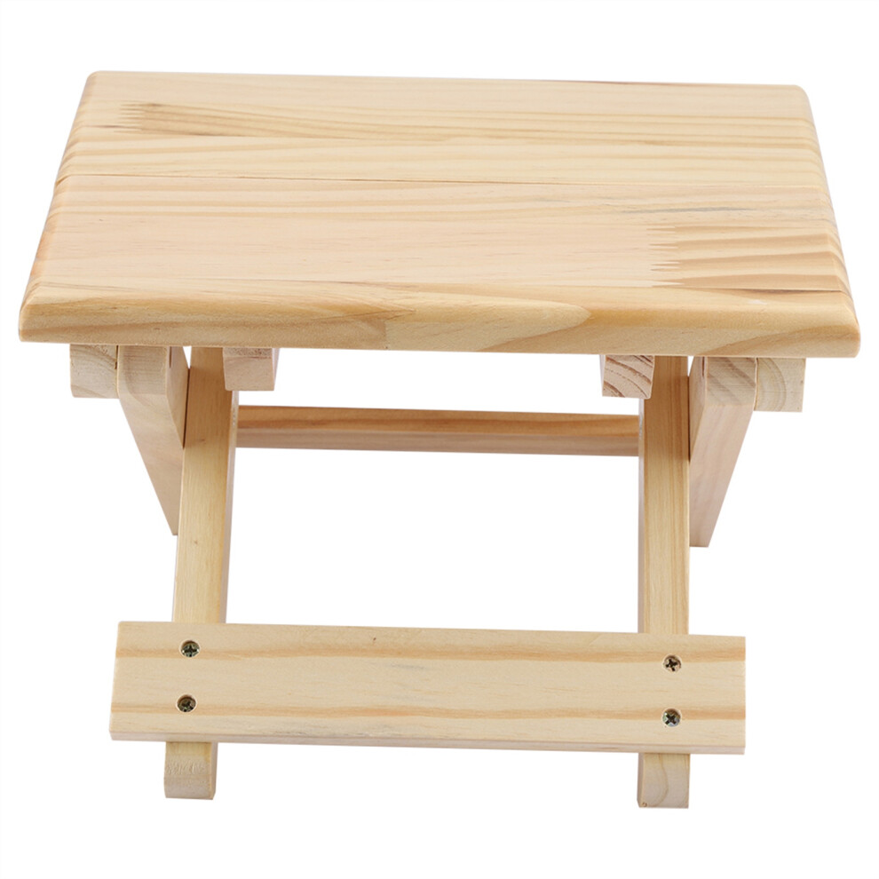 Small Foldable Pine Bench
