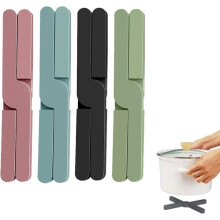 Onderzetter - Niet gespecificeerd - Set van 4 - Dik siliconen - Opvouwbaar - Diameter 20 cm