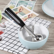 Cuillère à fruits Zerone, cuillère à glace pratique en acier inoxydable avec manche, outil de cuisine
