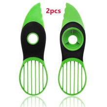 Éplucheur 3 en 1 - Universel - Vert - Lames en acier inoxydable - Ergonomique - Compatible lave-vaisselle