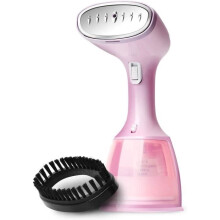 Kledingstomer, draagbaar 1500W 360ML strijkijzer, handzame verticale kledingstomer (roze)