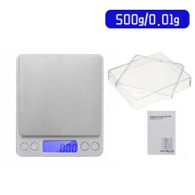 Mini LCD digitale keukenweegschaal, hoge precisie - 0,01 g, 500 g