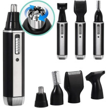 4-in-1 USB oplaadbare neus- en oortrimmer, elektrische haartrimmer, baardtrimmer, wenkbrauwtrimmer, gezichtshaartrimmer en scheerapparaat