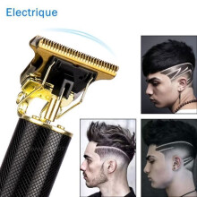 Professionele tondeuse voor mannen, kinderen, het hele gezin en huisdieren - Draadloze elektrische baardtrimmer - Zwart - Voor thuisgebruik