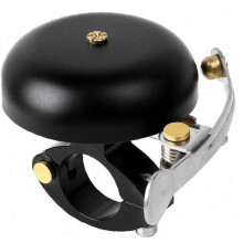 ROMOTE Vintage Messing Fietsbel - Zwart - Veiligheidsaccessoire voor Mountainbikes en Racefietsen