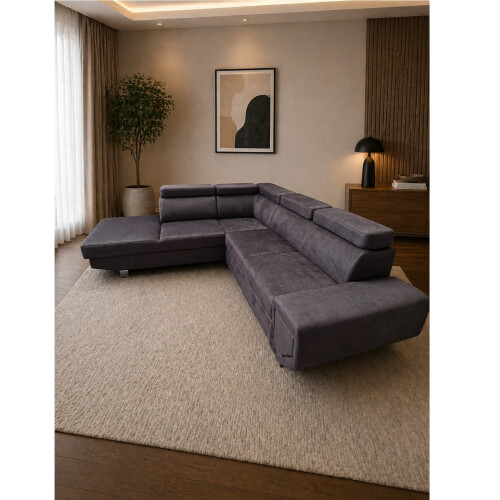 Furniture 786 (Left Hand Facing Corner) New-Artic Sofa bed with storage Grey 2